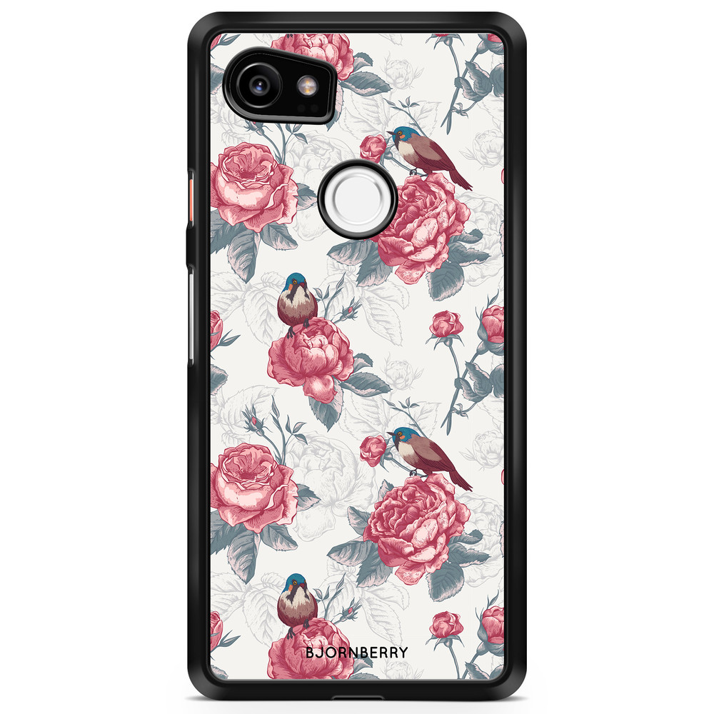 Google Pixel 2 XL Case - Roses and Birds