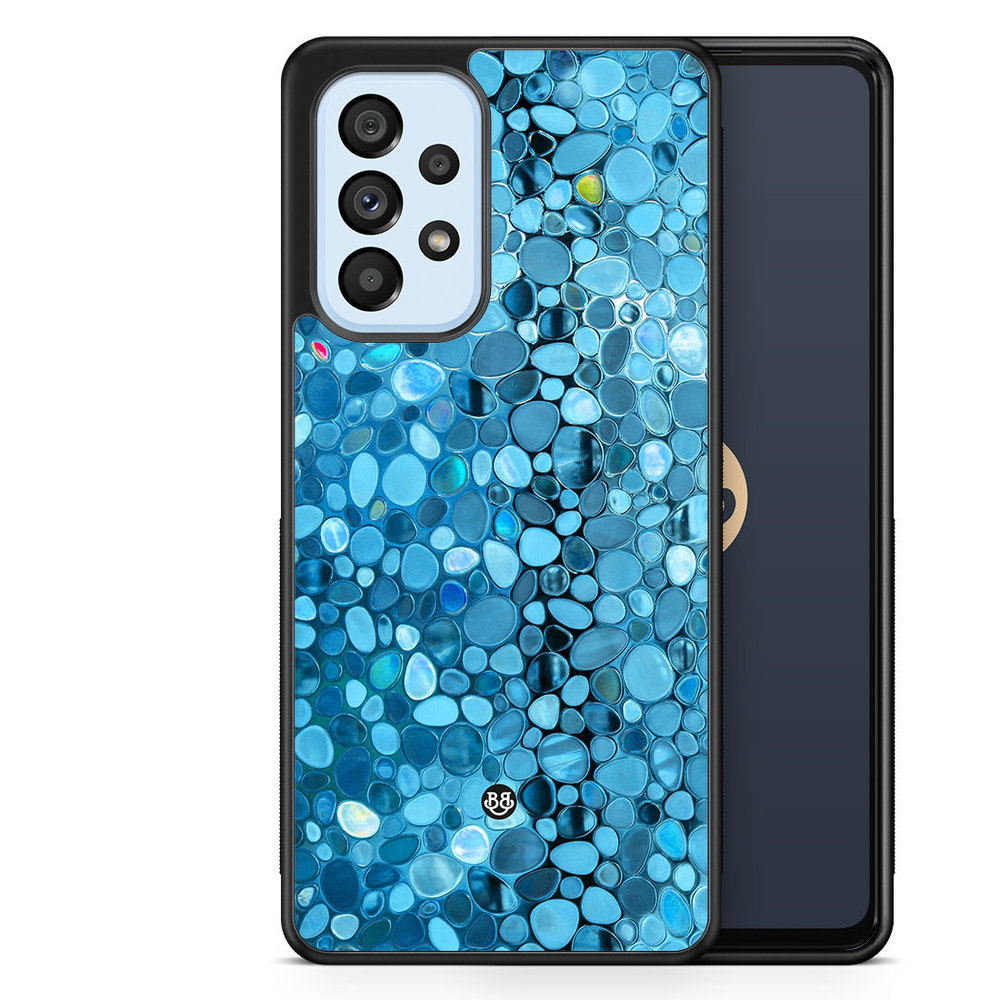Samsung Galaxy A53 5G Case - Stained Glass Blue