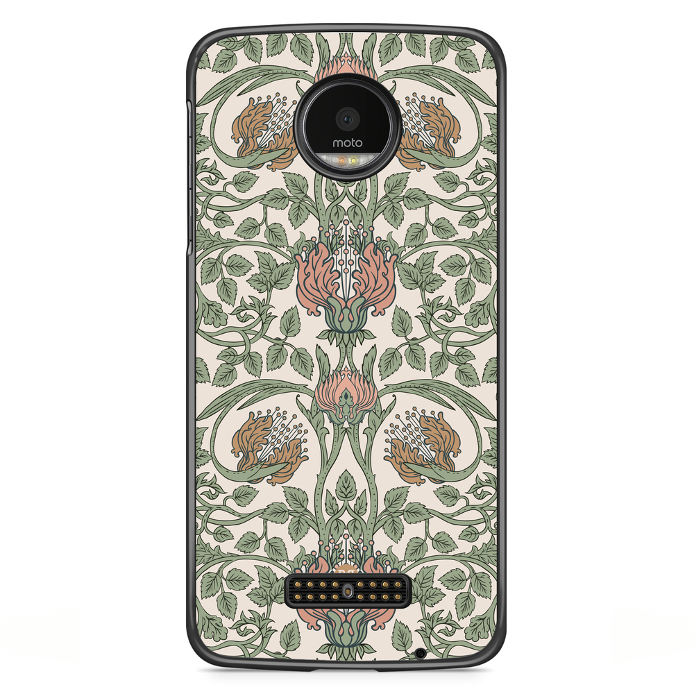 Moto Z2 Play Case - Retro Wallpaper