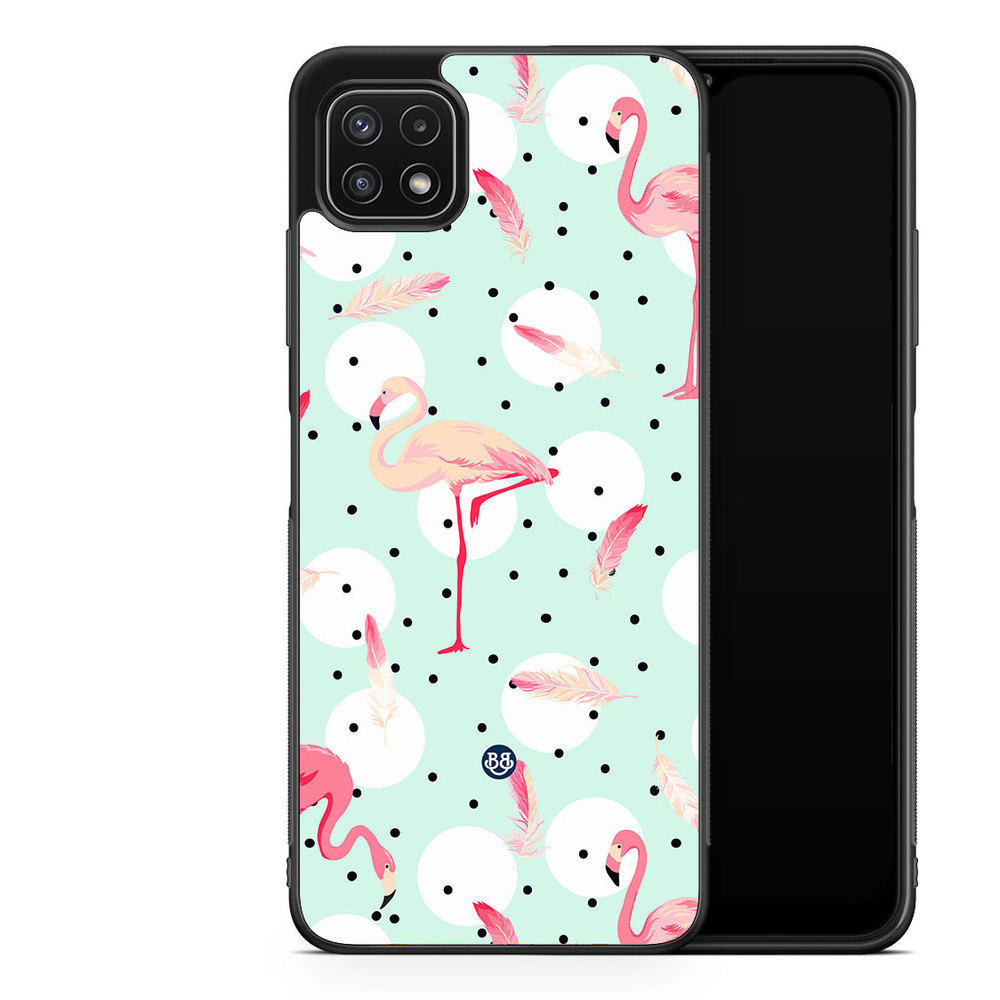 Samsung Galaxy A22 5G Case - Flamingos