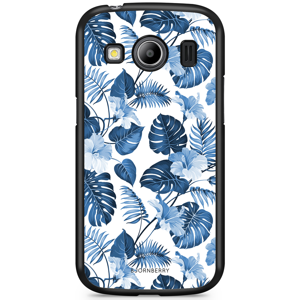 Samsung Galaxy Ace 4 Skal - Blå Blommor