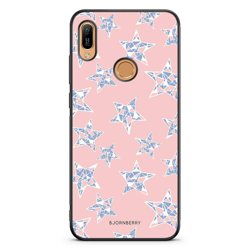 Huawei Y6 2019 Case - Rose Quartz Stars