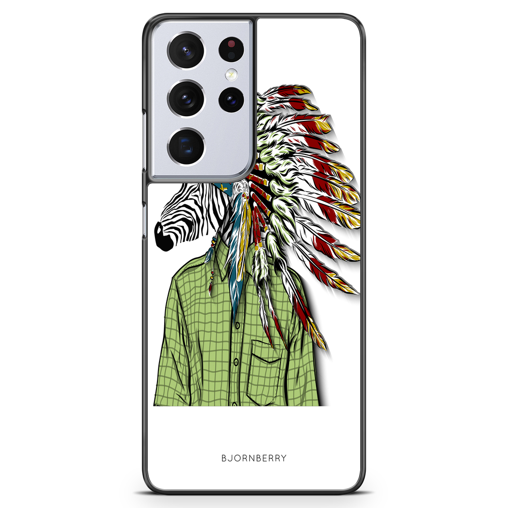 Samsung Galaxy S21 Ultra Case - Hipster Zebra