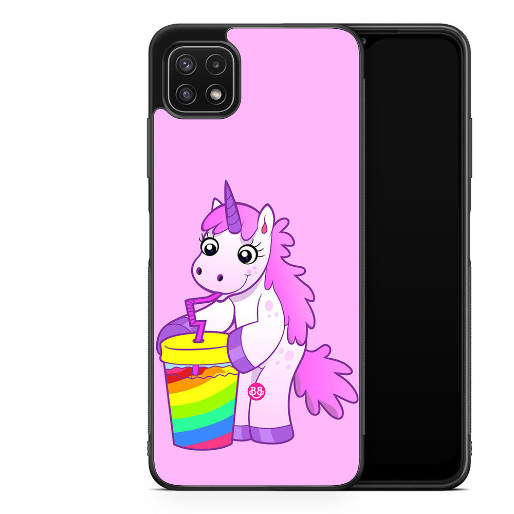 Samsung Galaxy A22 5G Case - Drinking Unicorn
