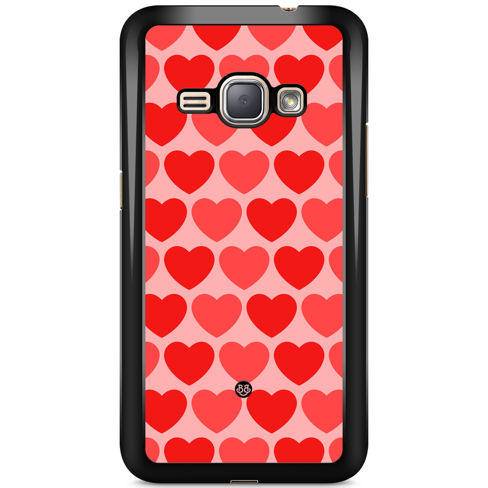 Samsung Galaxy J1 (2016) Case - Red Hearts