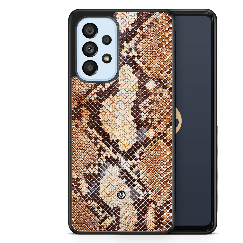Samsung Galaxy A53 5G Case - Snakeskin Brown