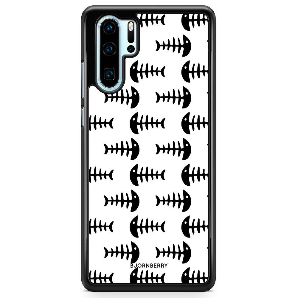 Huawei P30 Pro Case - Fish Skeleton