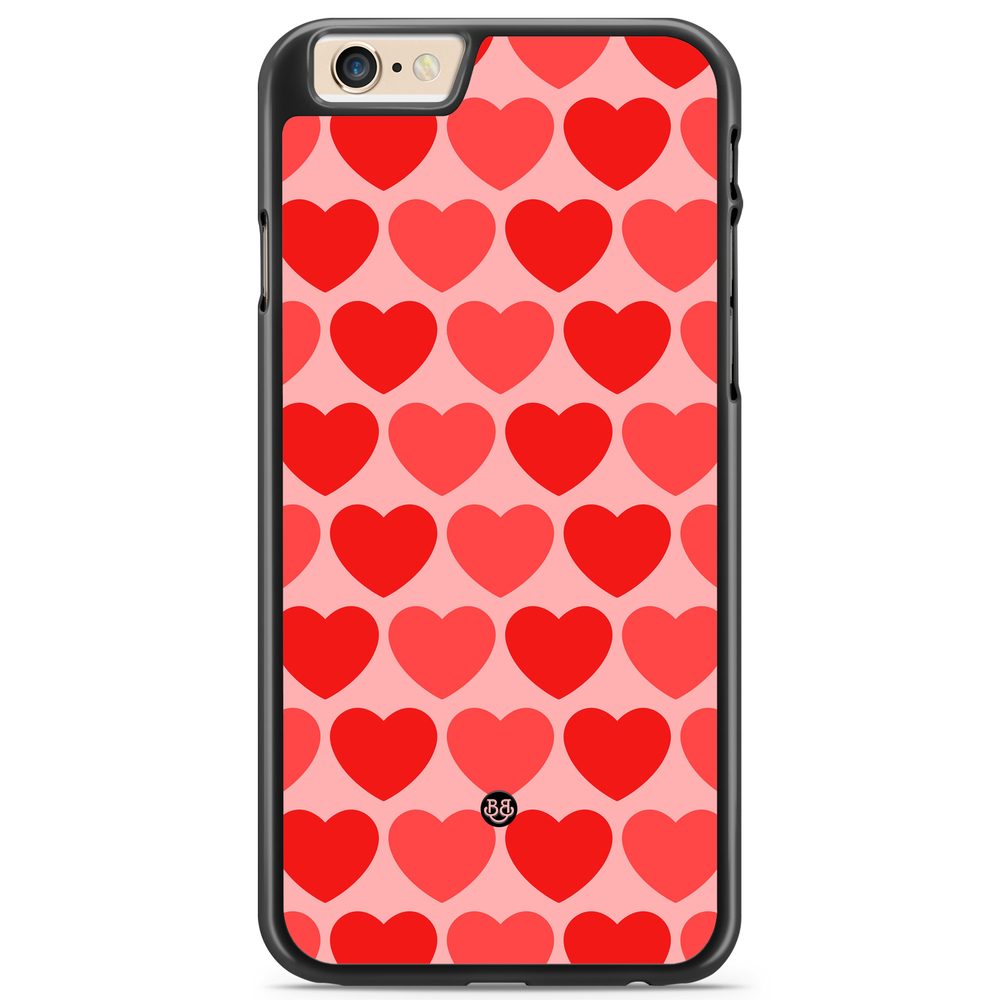 iPhone 6/6s Case - Red Hearts