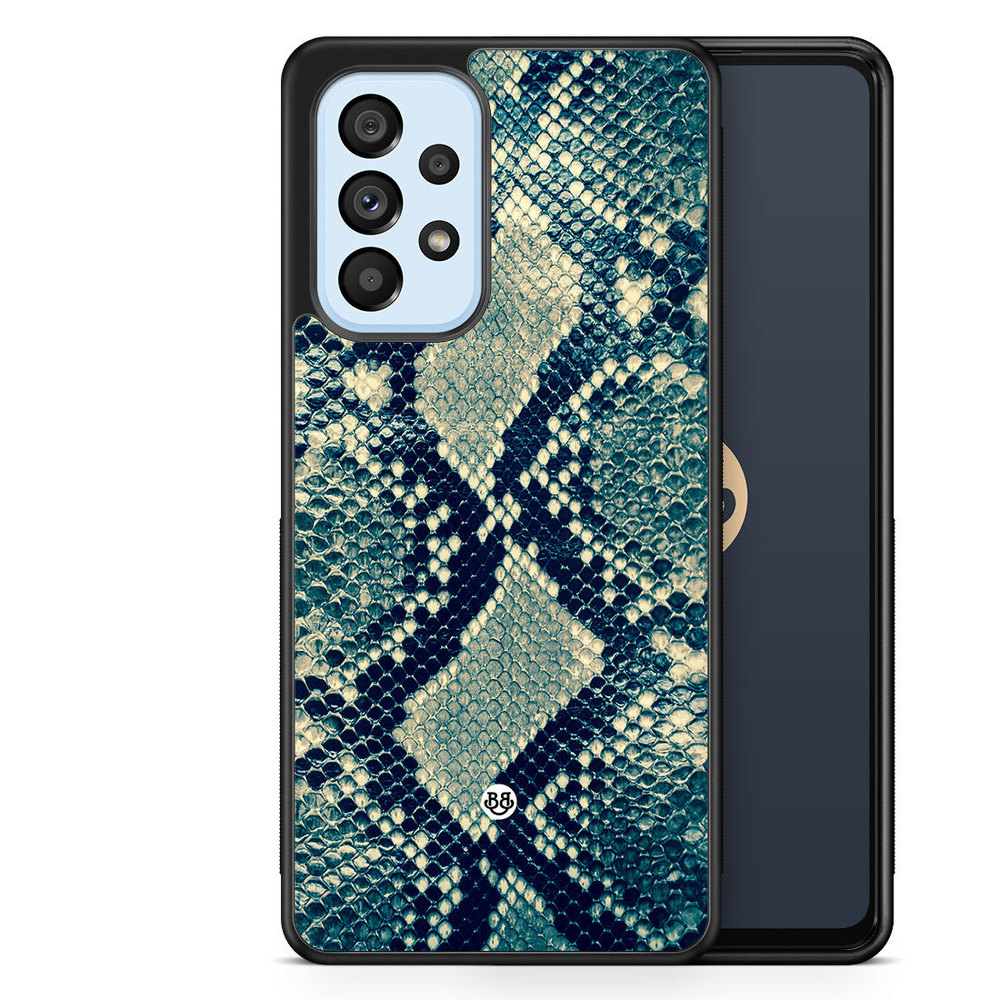 Samsung Galaxy A53 5G Case - Blue Snakeskin