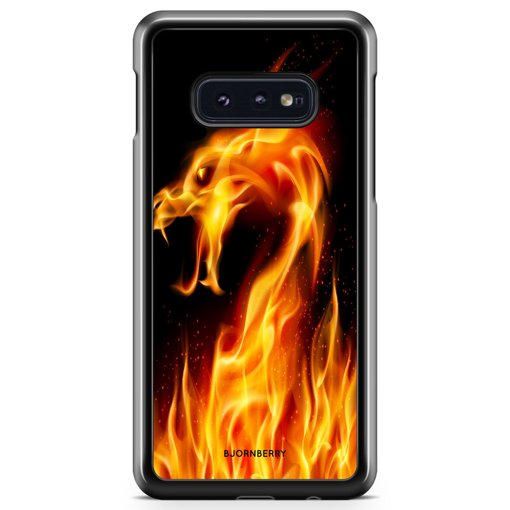 Samsung Galaxy S10e Case - Flames Dragon