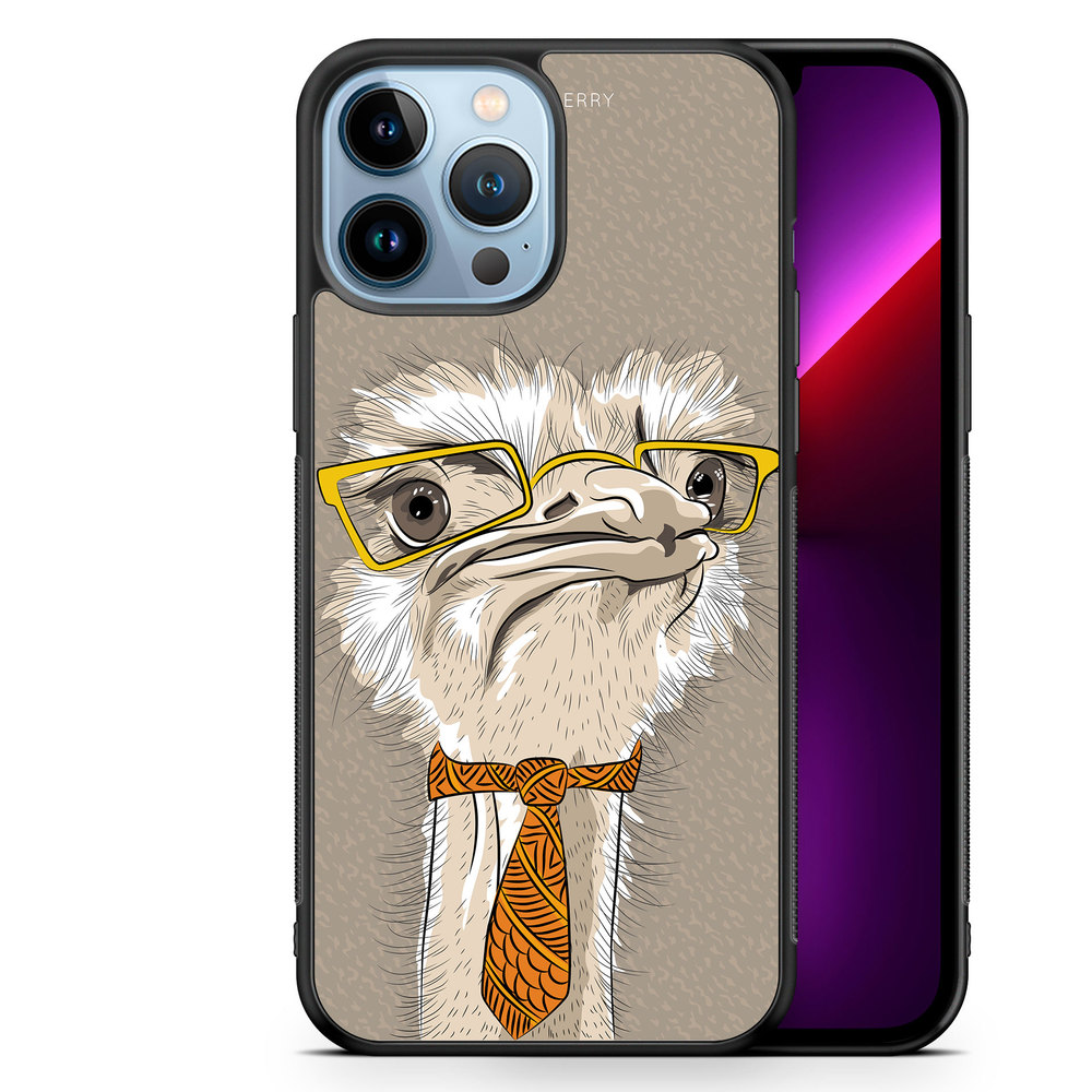 iPhone 13 Pro Max Case - Hipster Ostrich