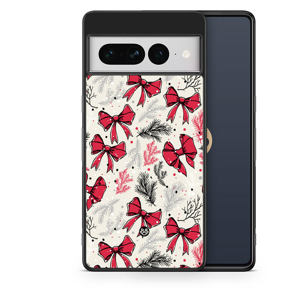 Google Pixel 7 Pro Case - Christmas Bows