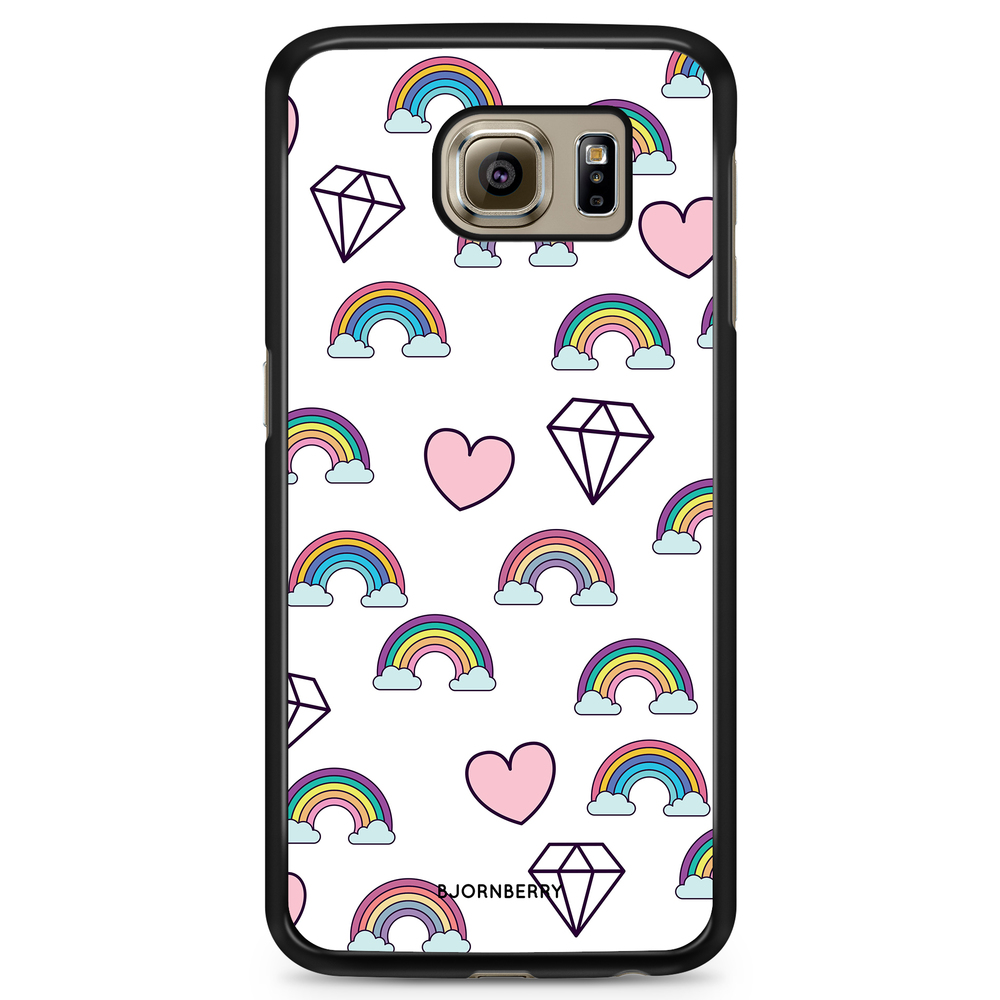 Samsung Galaxy S6 Case - Rainbows & Diamonds