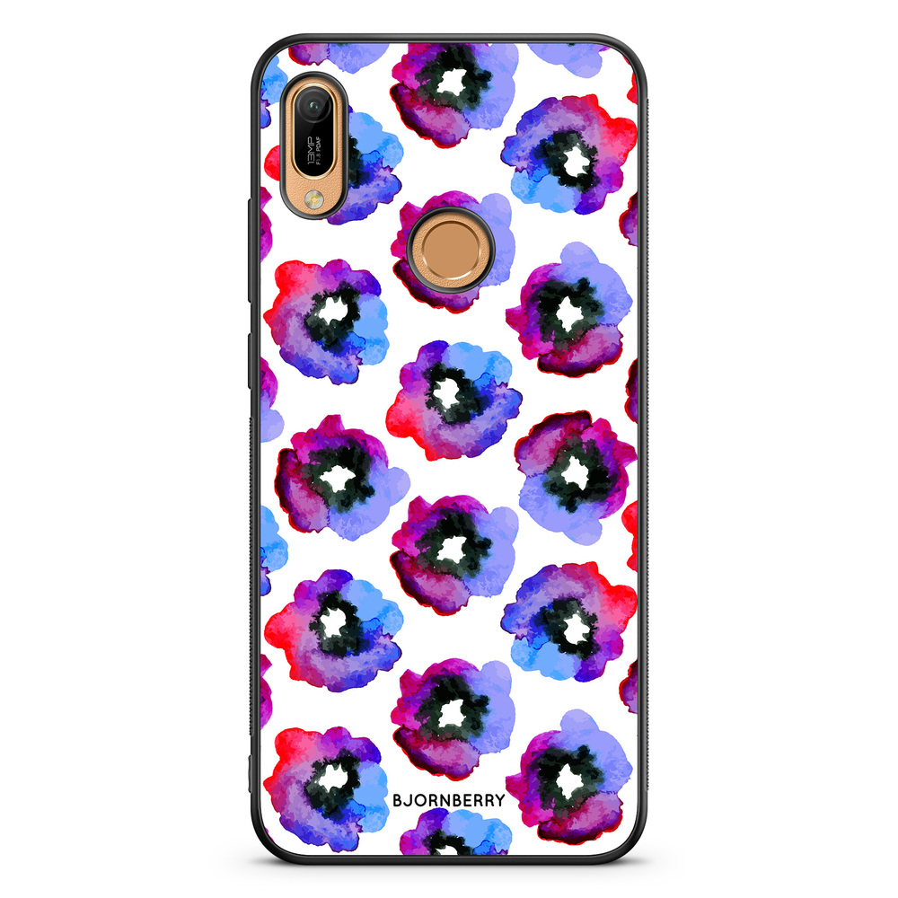 Huawei Y6 2019 Case - Violet Flowers