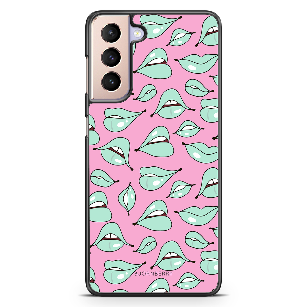 Samsung Galaxy S21 Case - Green Lips