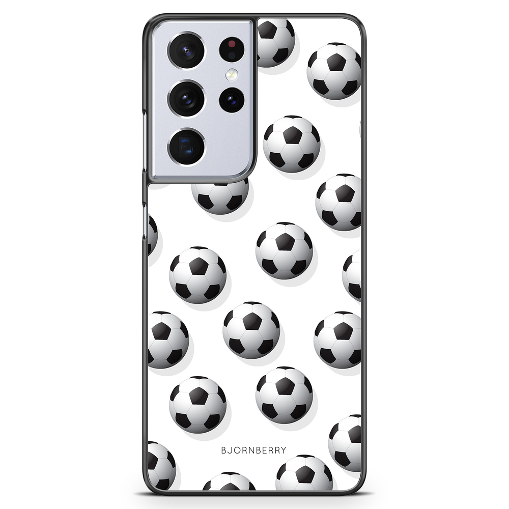 Samsung Galaxy S21 Ultra Case - Footballs Pattern