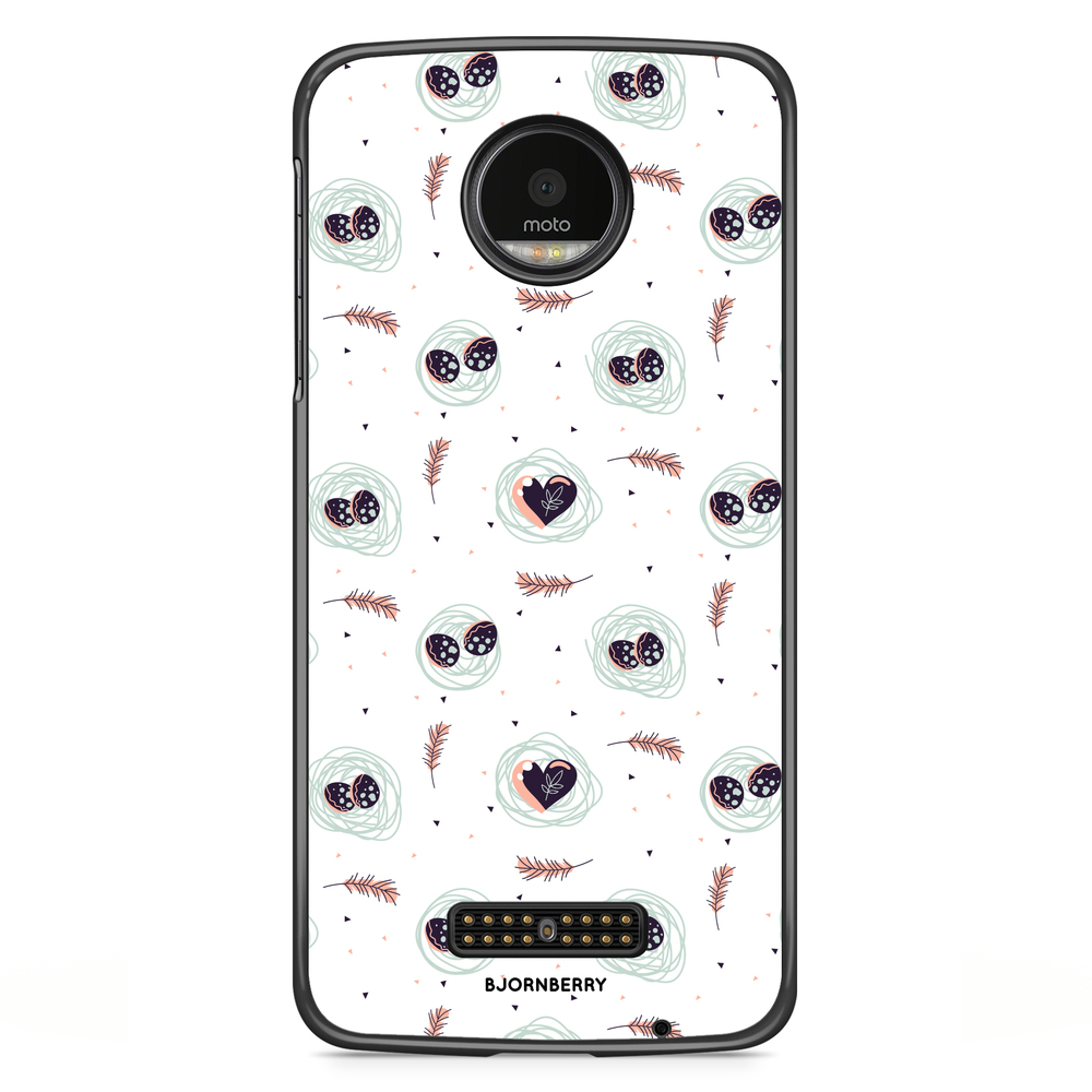 Motorola Moto Z Case - Eggs and Hearts