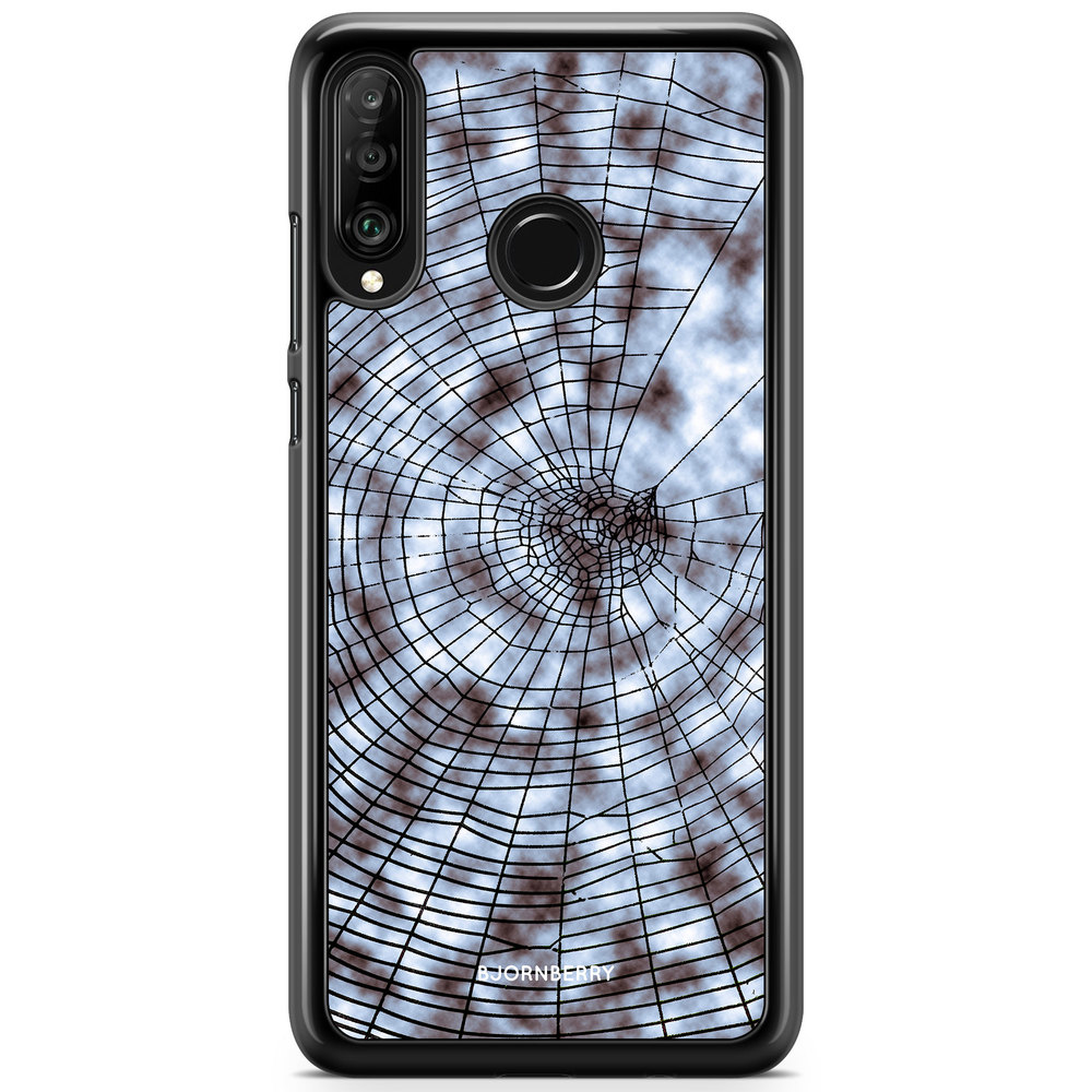 Huawei P30 Lite Case - Black Spiderweb