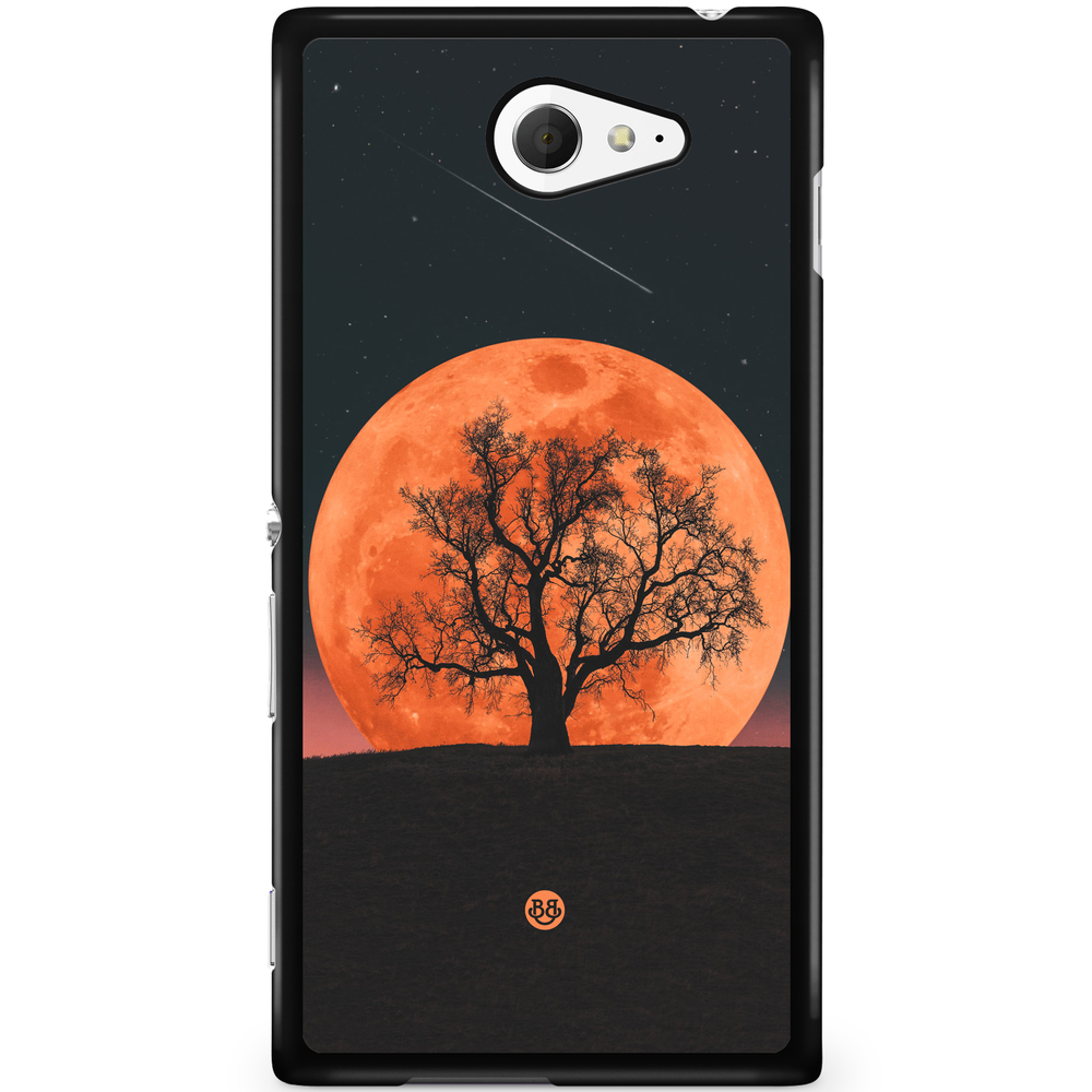 Sony Xperia M2 Aqua Case - Moon Three