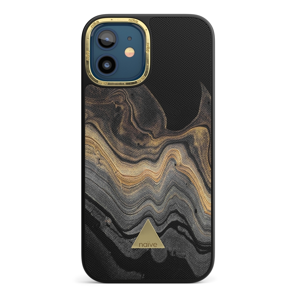 Naive iPhone 12 Mini Case - Gold Dust