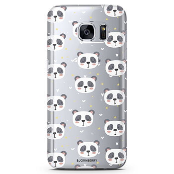 Samsung Galaxy S6 TPU Skal - Pandamönster