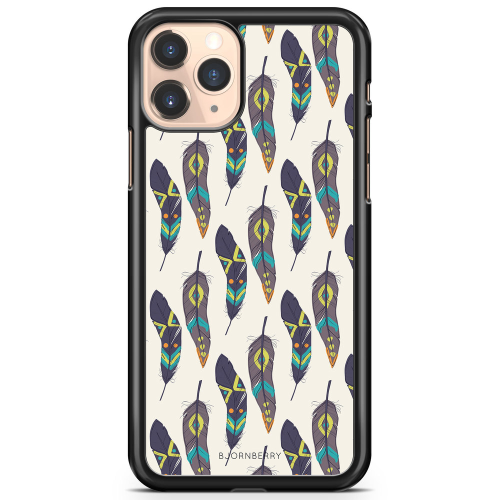 iPhone 11 Pro Max Case - Ethnic Feathers