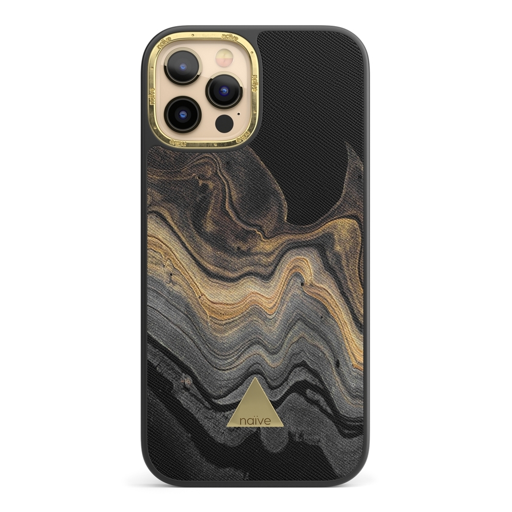 Naive iPhone 12 Pro Case - Gold Dust
