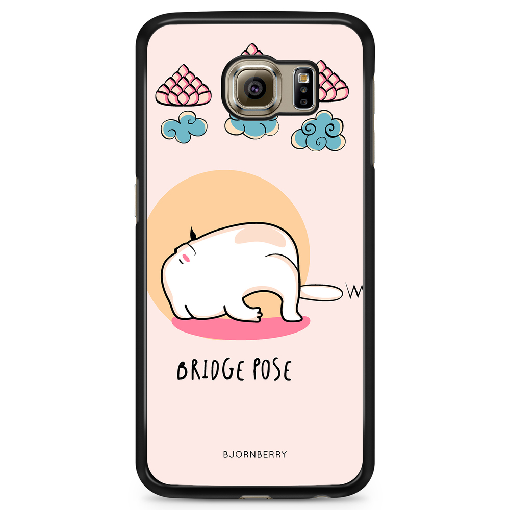 Samsung Galaxy S6 Edge+ Case - Yoga Cat Bridge Pose