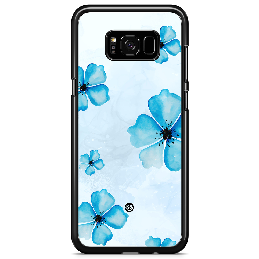 Samsung Galaxy S8 Plus Case - WILD BLOOM - Blue Bloom