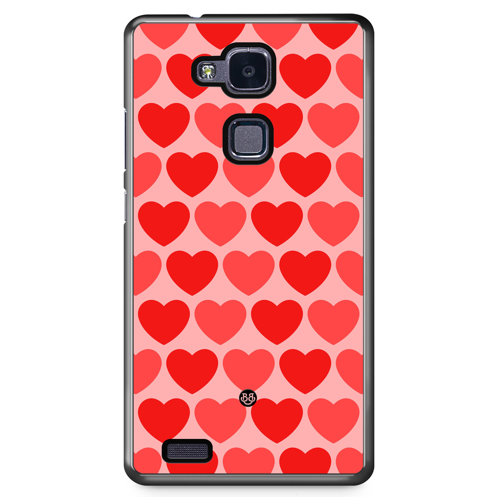 Huawei Honor 5X Case - Red Hearts