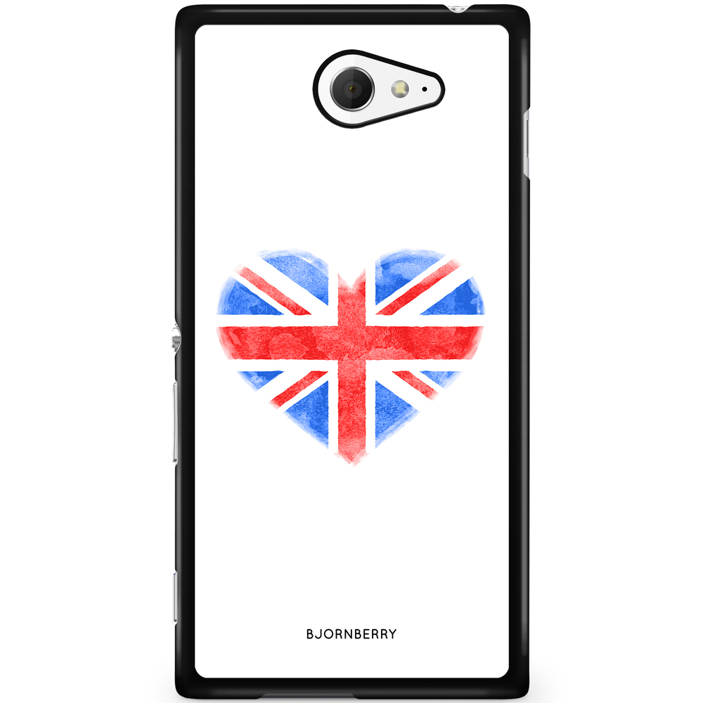 Sony Xperia M2 Aqua Case - UK Heart