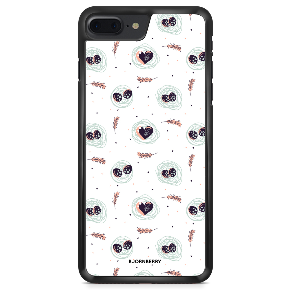 iPhone 8 Plus Case - Eggs and Hearts