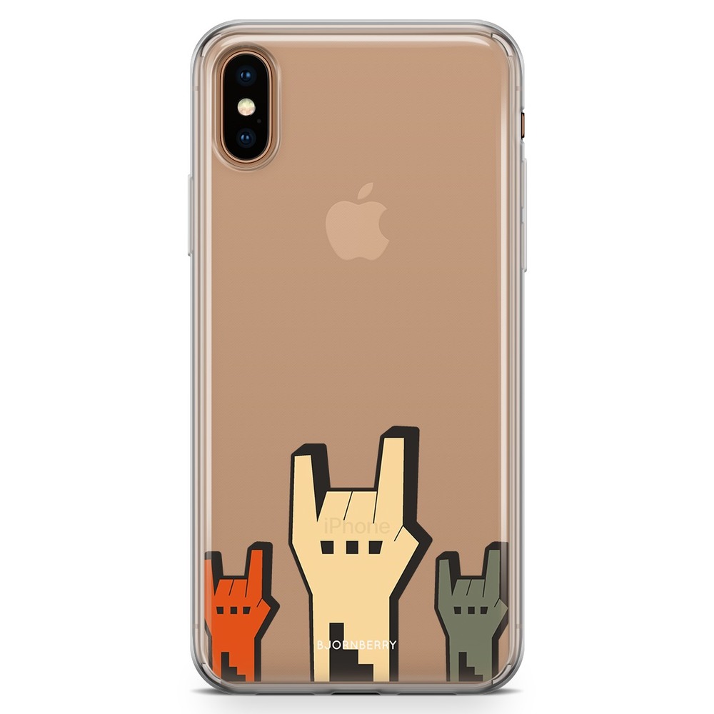 iPhone Xs Max Fashion Skal - Rock Händer