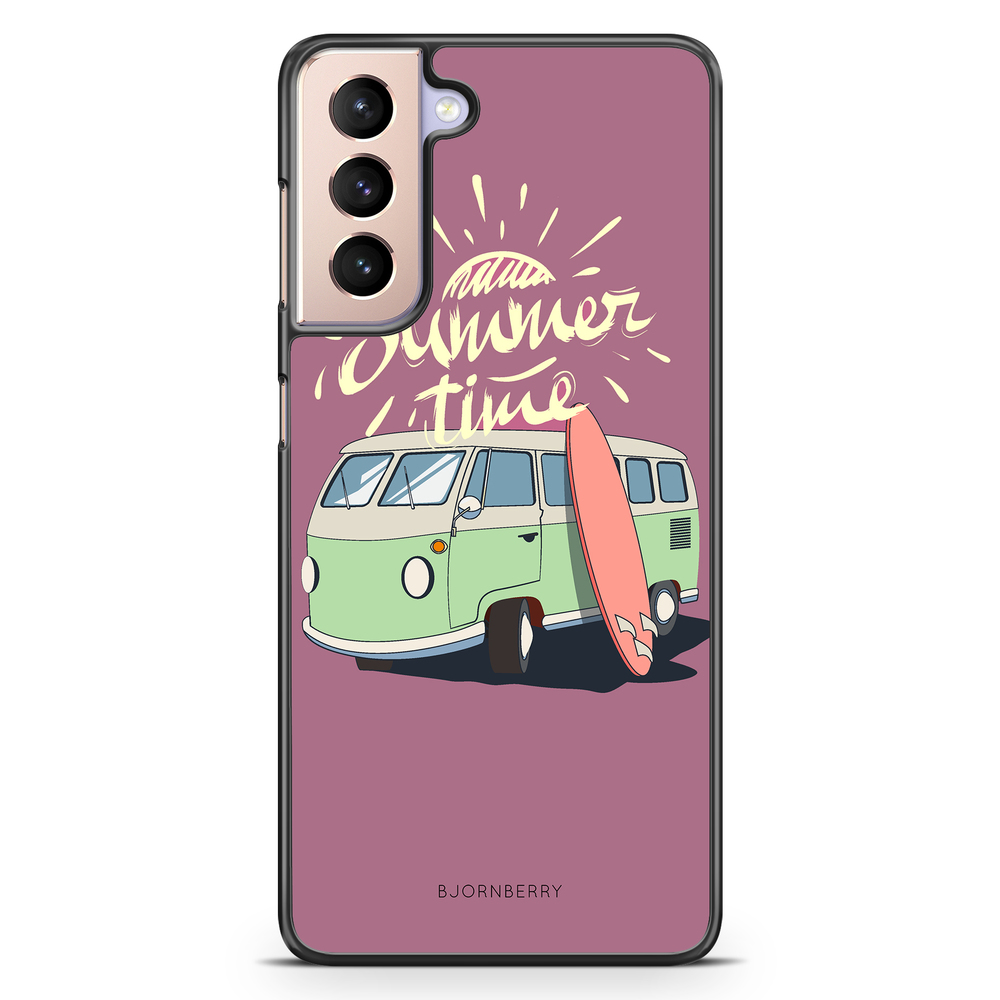 Samsung Galaxy S21 Skal - Summer Van (Rosa)