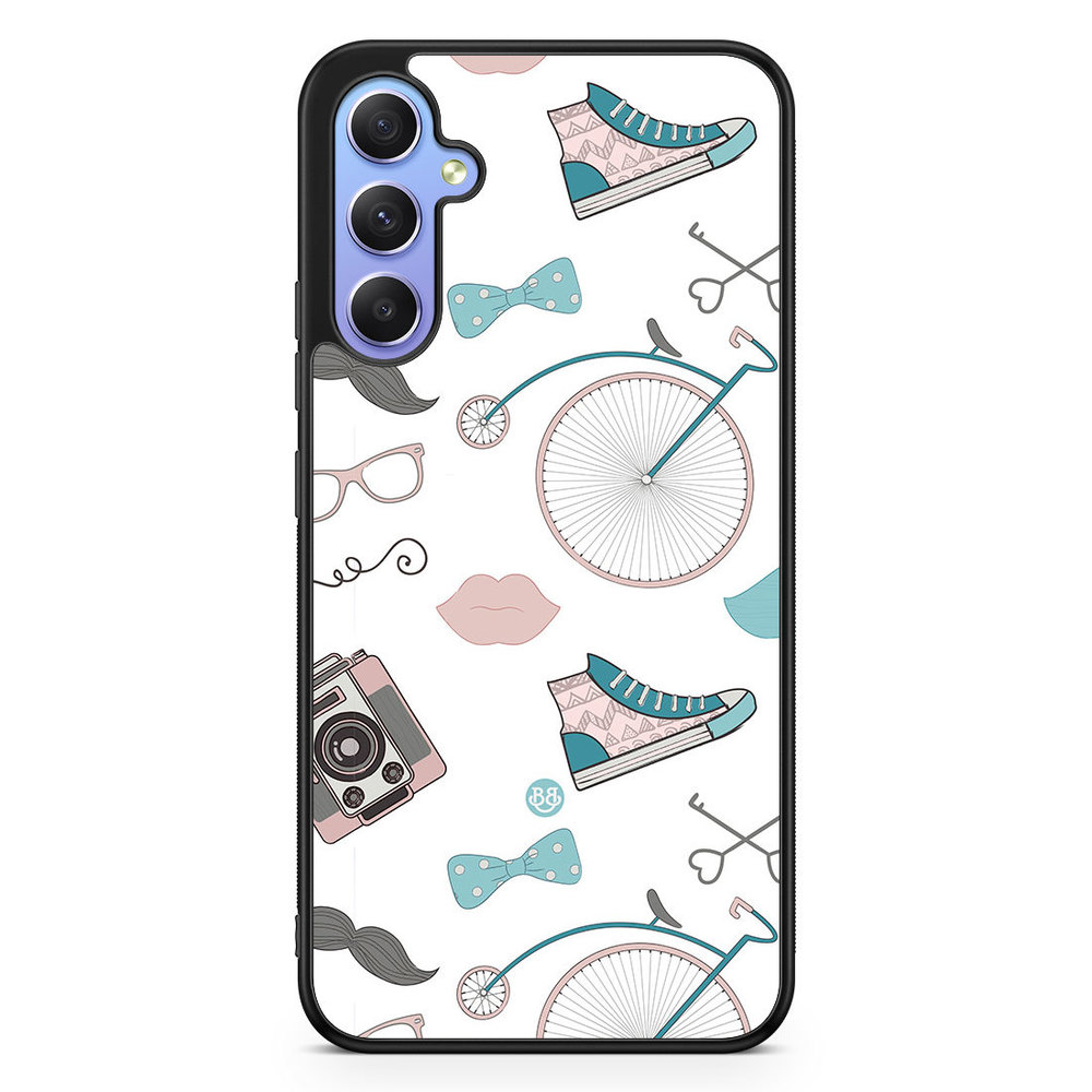Samsung Galaxy A34 5G Case - Hipster Pattern