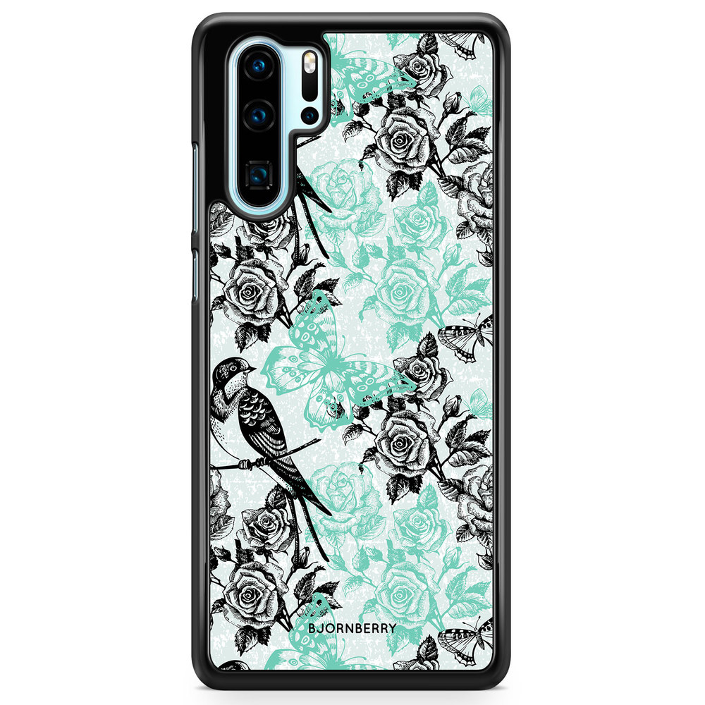 Huawei P30 Pro Case - Birds & Roses