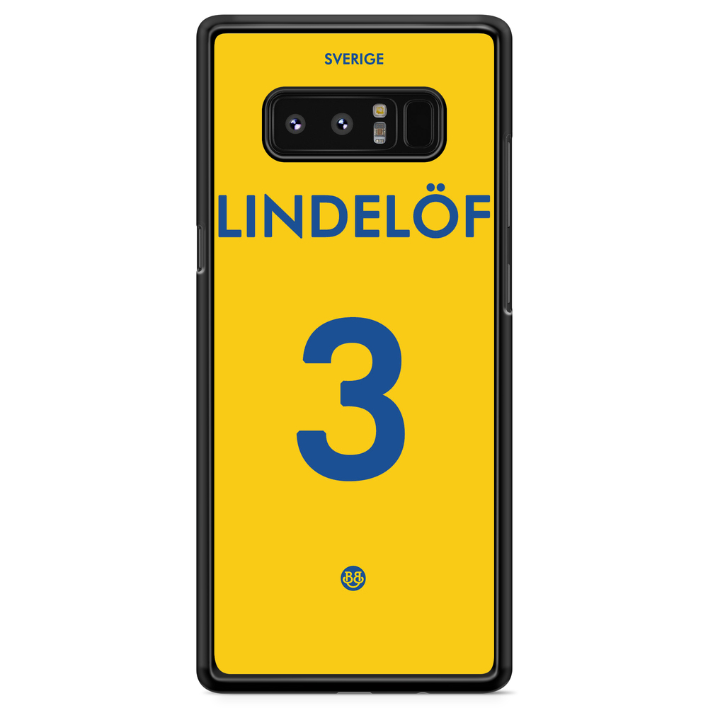Samsung Galaxy Note 8 Case Custom - Sweden Name/Number