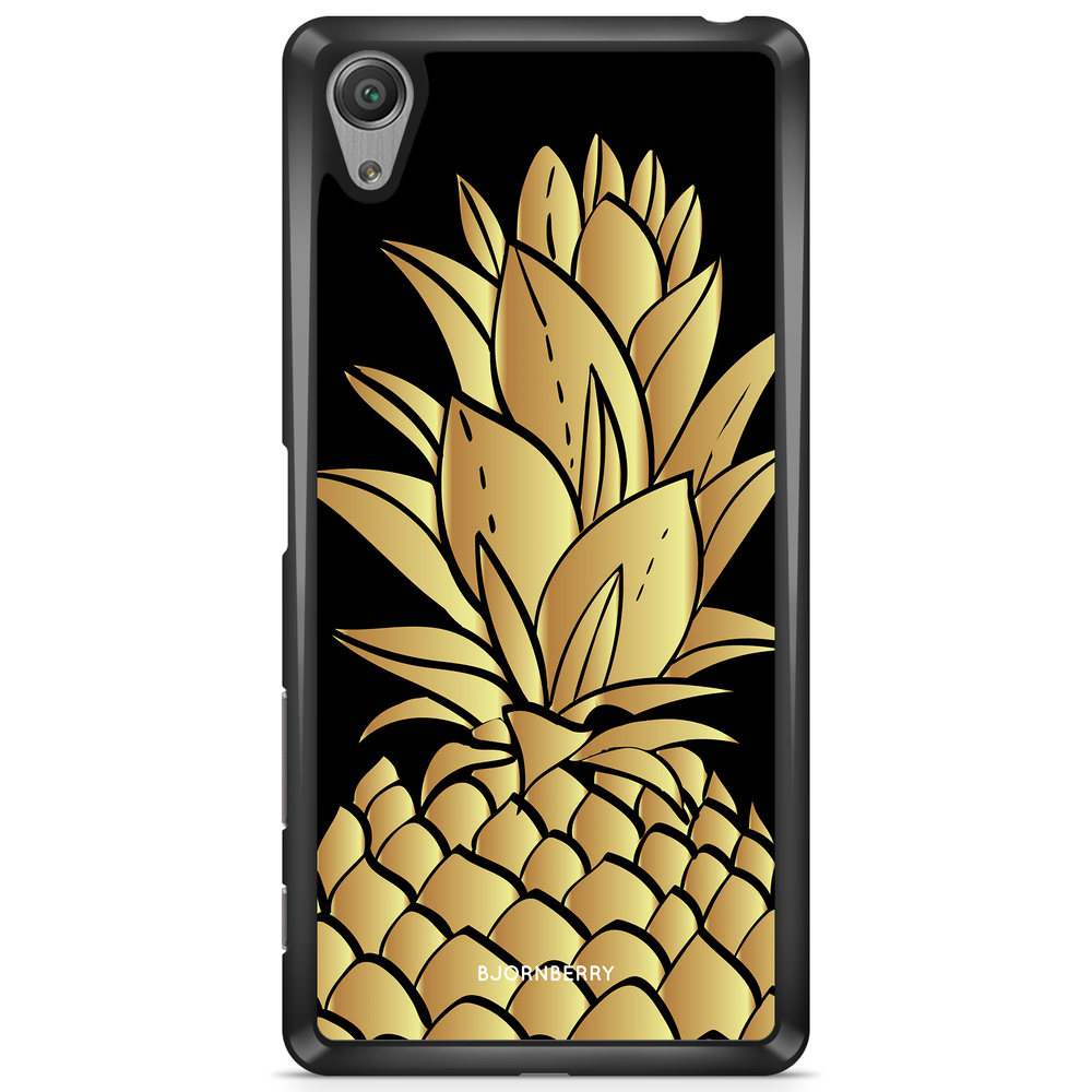 Sony Xperia XA Case - Gold Pineapple
