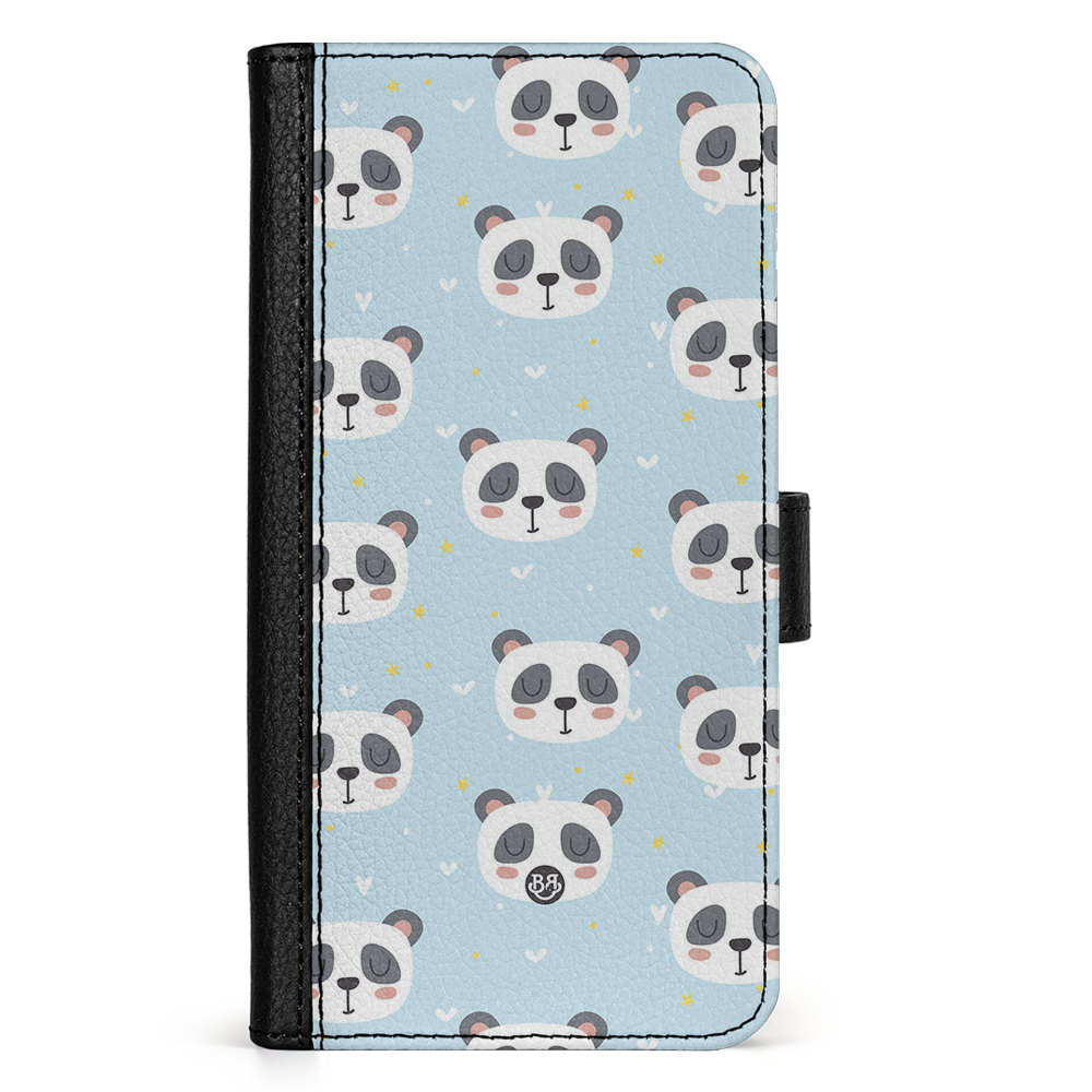 Sony Xperia 1 V Wallet Case - Panda Pattern