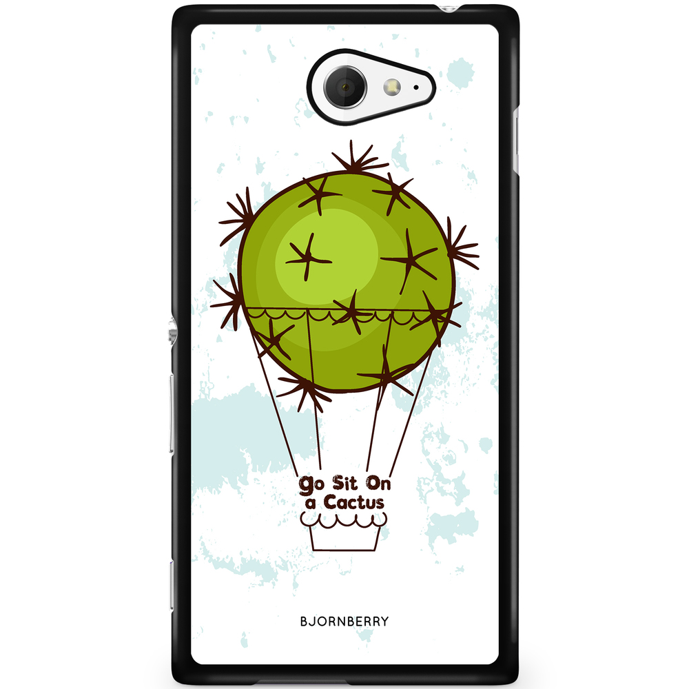 Sony Xperia M2 Aqua Case - Go sit on a cactus