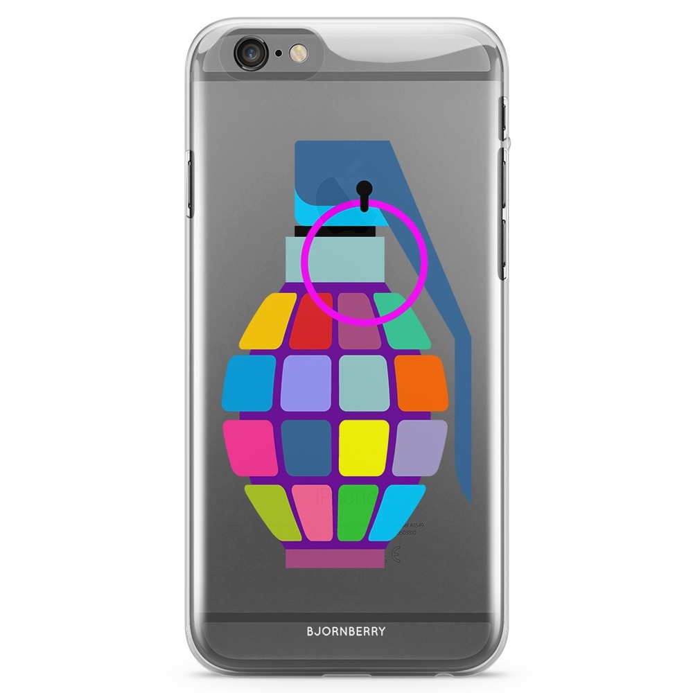 iPhone 6/6s TPU Case - Color Hand Granade