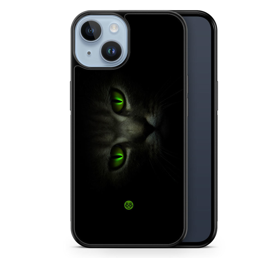 iPhone 14 Plus Case - Green Cat Eyes