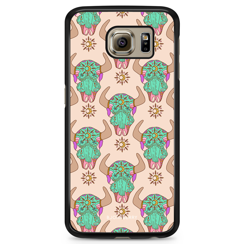 Samsung Galaxy S6 Case - Beautiful Skulls