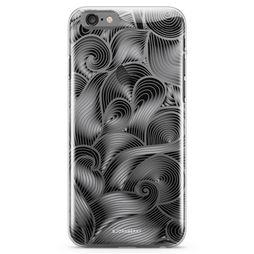 iPhone 6/6s TPU Case - Black Waves