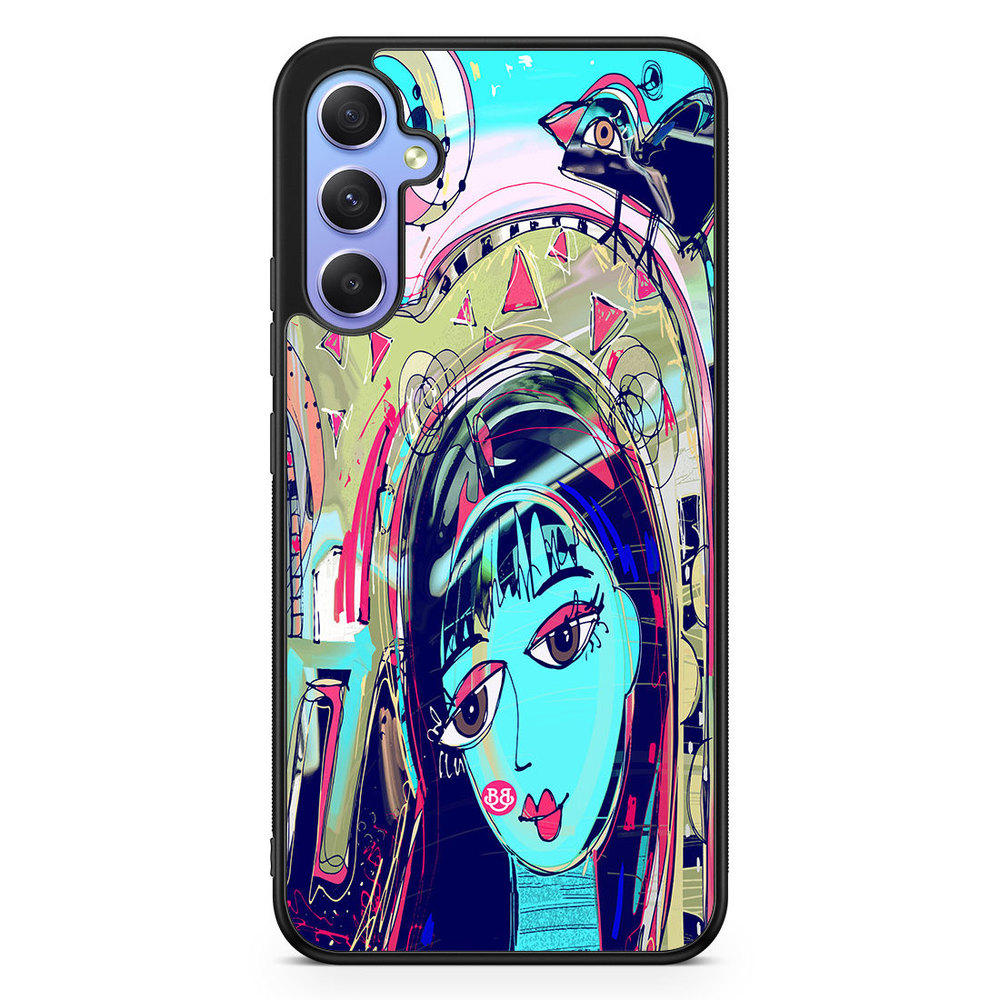 Samsung Galaxy A34 5G Case - Abstract Cat