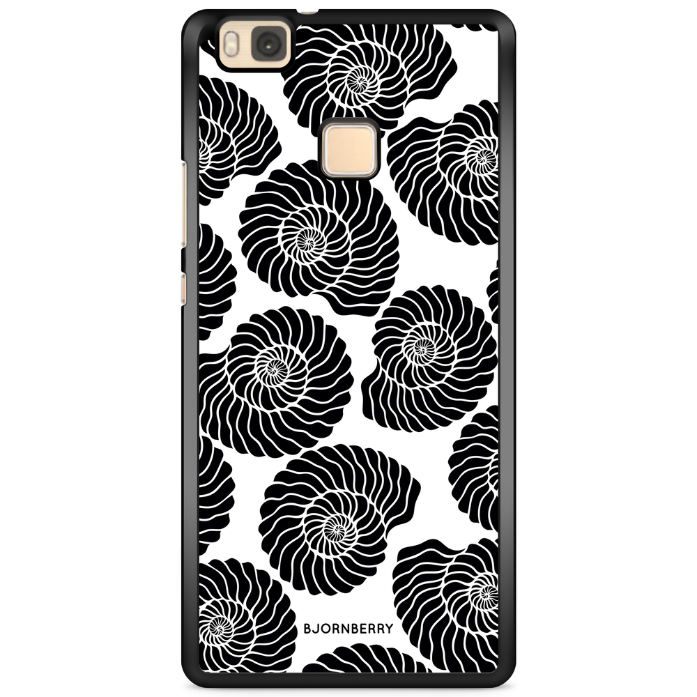 Huawei P9 Lite Case - Seashell BW
