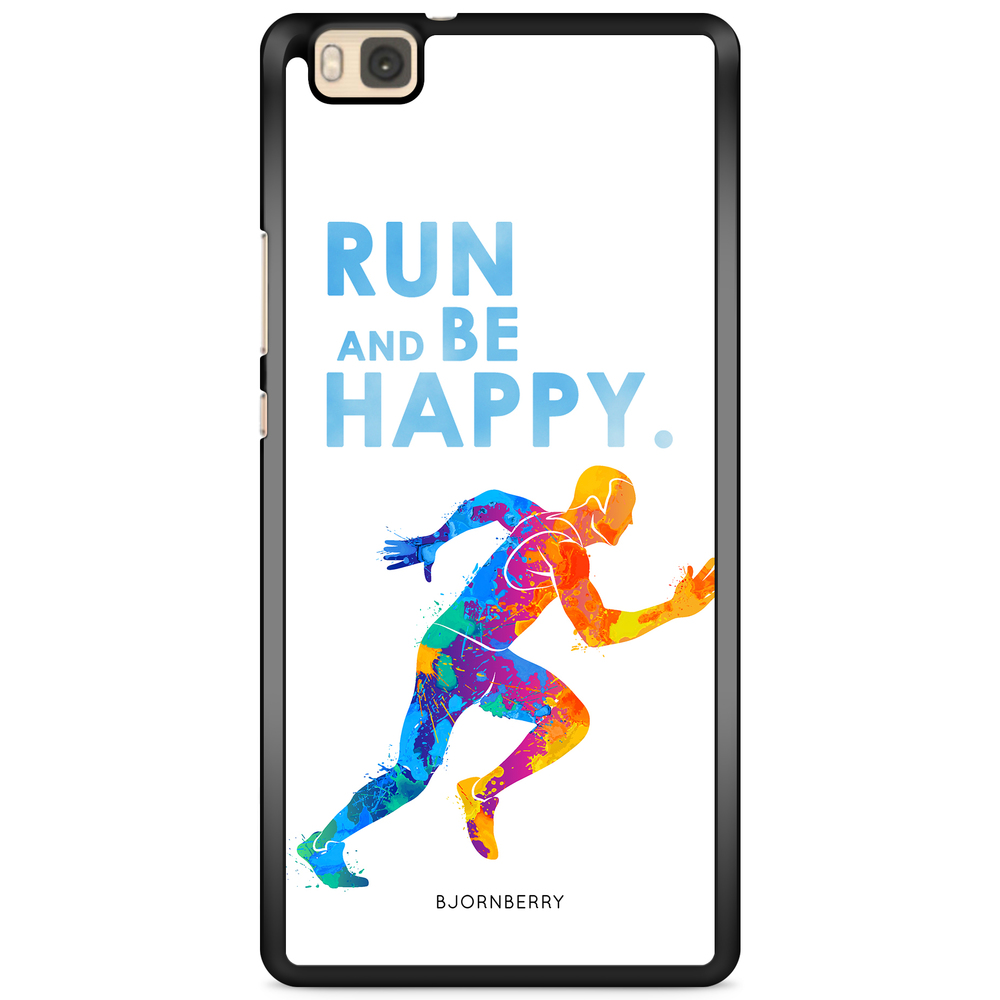 Huawei P8 Lite Case - Run and be happy