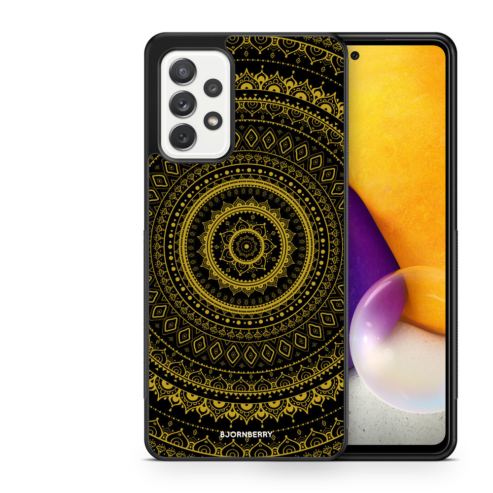 Samsung Galaxy A52/A52s 5G Case - Black Gold Mandala