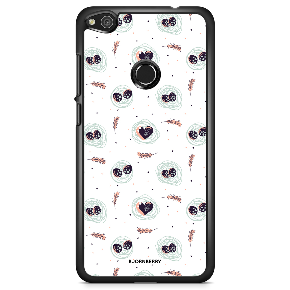 Huawei Honor 8 Lite Case - Eggs and Hearts