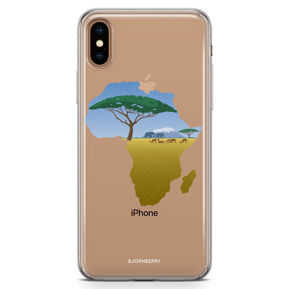 iPhone Xs Max Fashion Case - Africa Blue